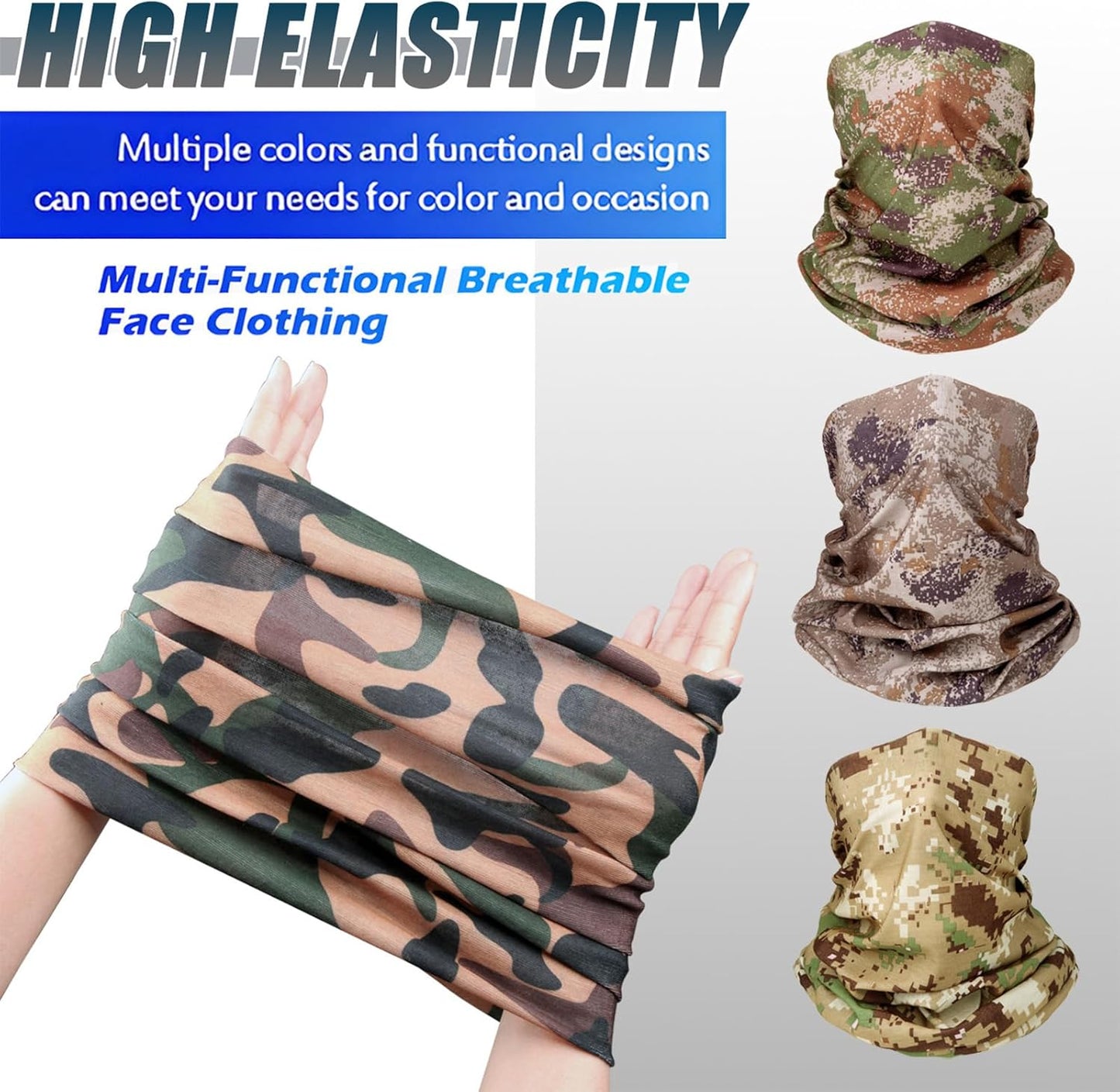 Breathable Face Scarf Mask Sun UV Protection Bandana